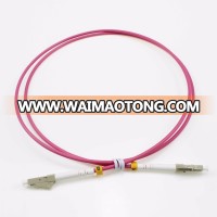 LC/PC TO LC/PC OM4 fiber optic patch cord simplex optical fiber cable suppliers